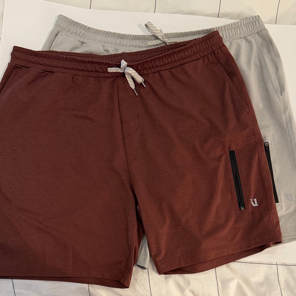 Vuori Men's Drawstring Performance Shorts  pair